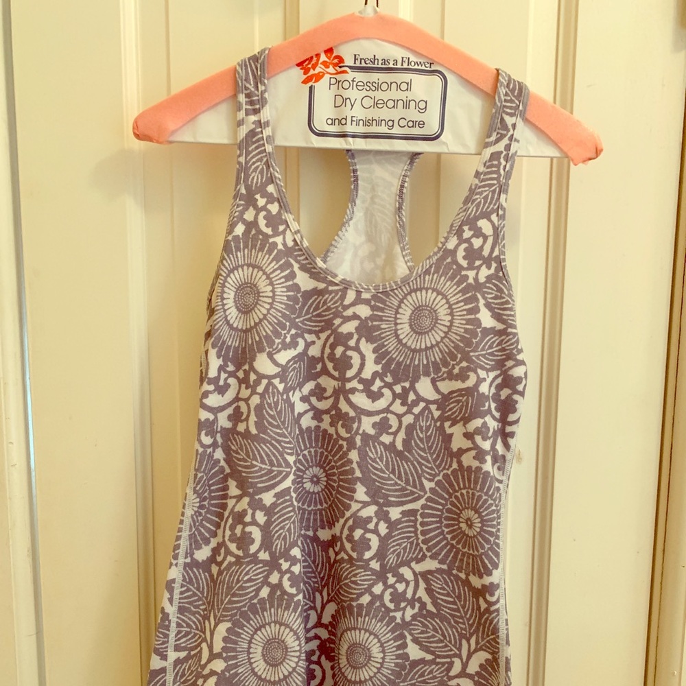 Lululemon floral racerback